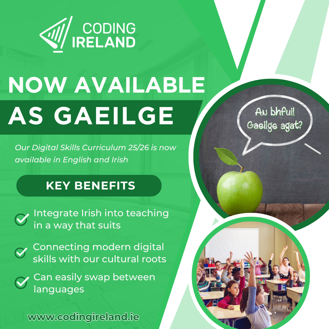 Digital Skills Curriculum Now Available As Gaeilge
