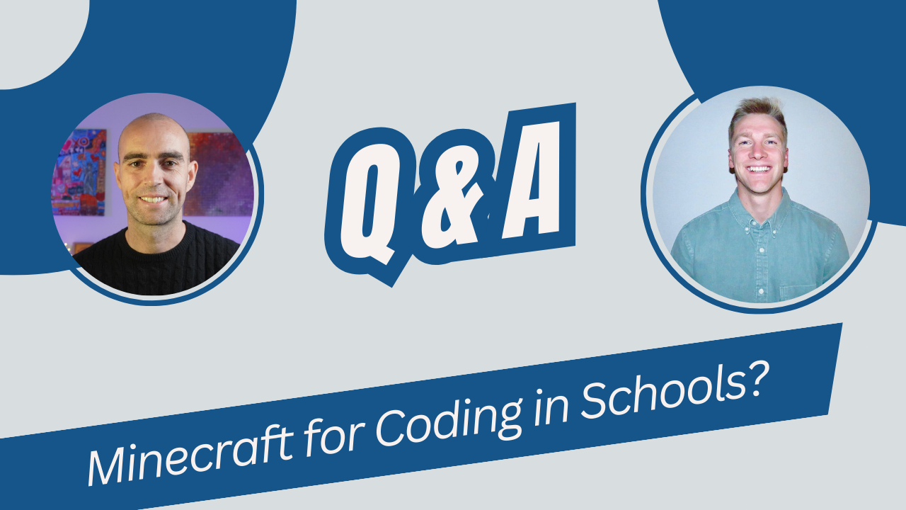 Q&A Clip: Minecraft for Coding in Schools?