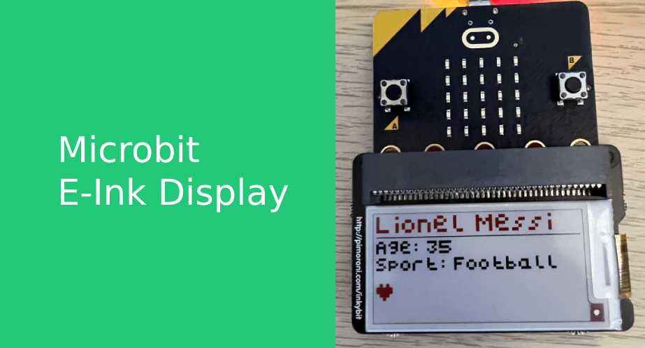 Microbit E-Ink Display