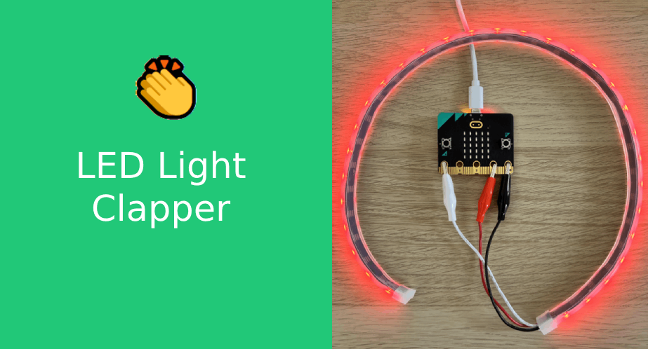 Microbit LED Strip Clapper