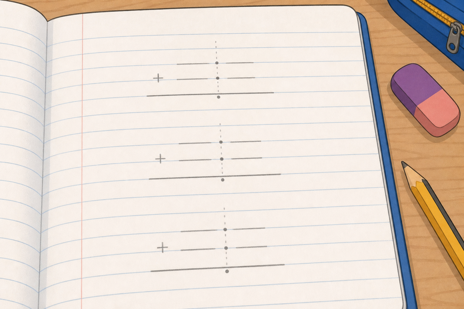 Illustration for Line Up the Points in Your Copy