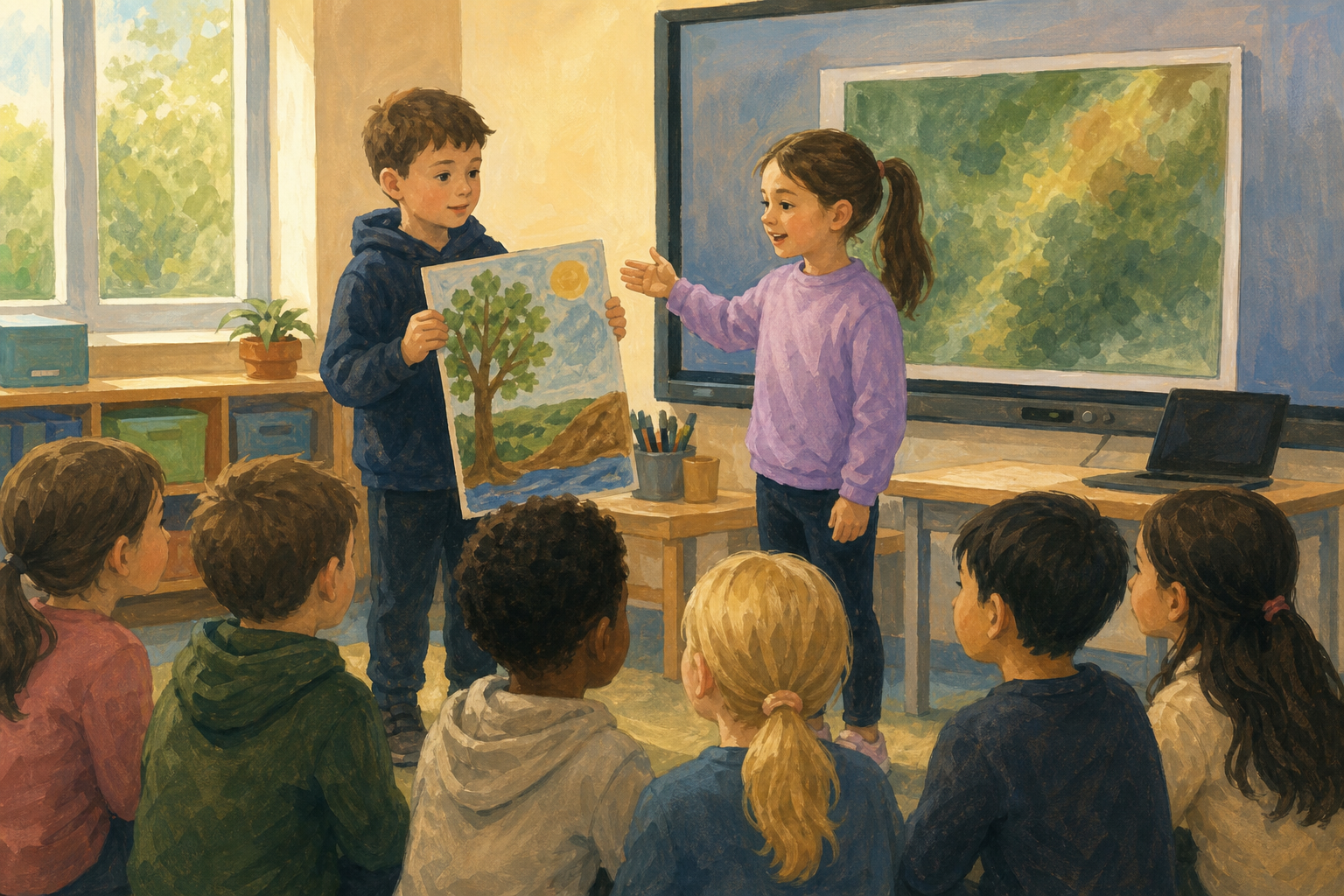 Illustration for Teach the Class