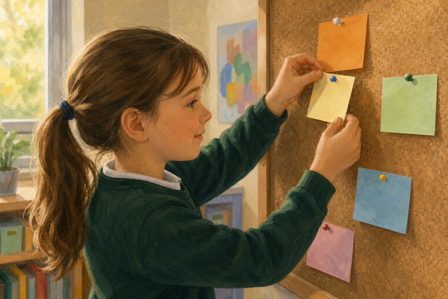 Illustration for Start the 'I Wonder' Board