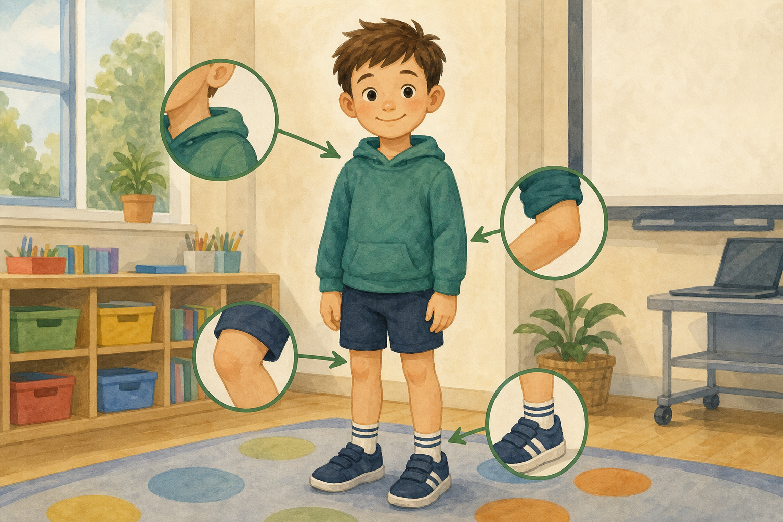 Illustration for Our New Body Words