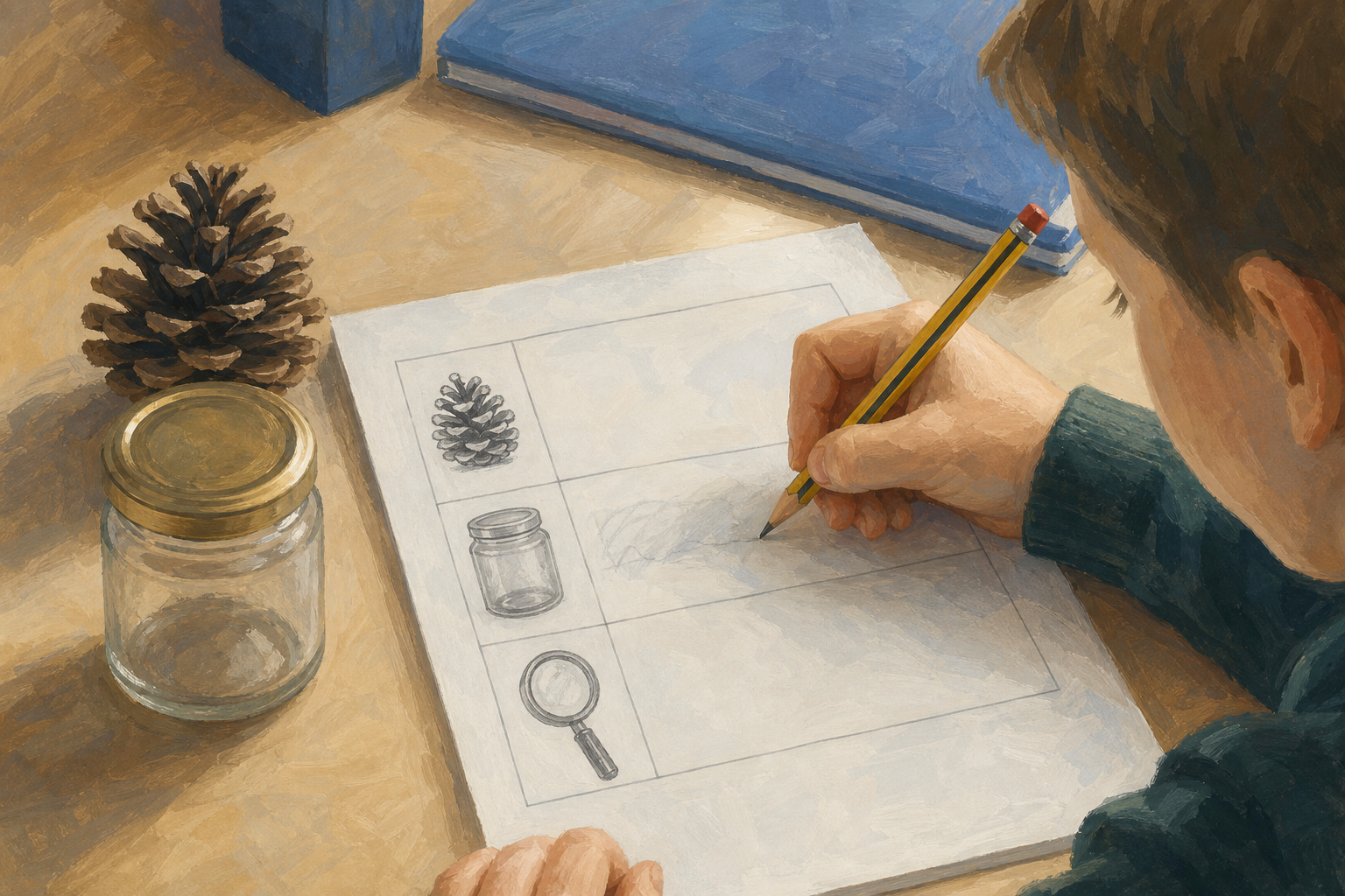 Illustration for Record Our Careful Observations
