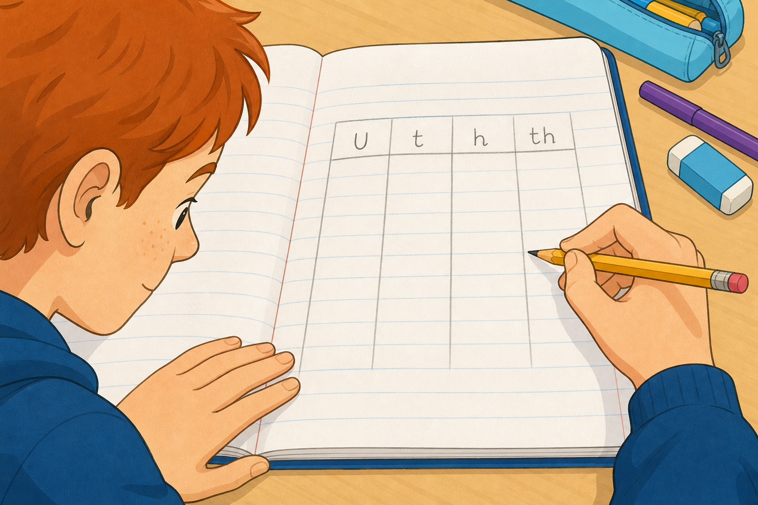 Illustration for Sketch a Clue Mat in Your Copy