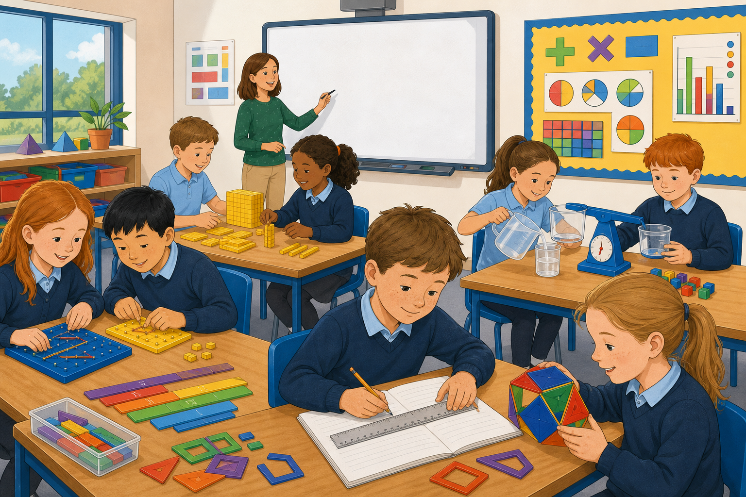 Illustration for Sketch the Number Line in Your Copy