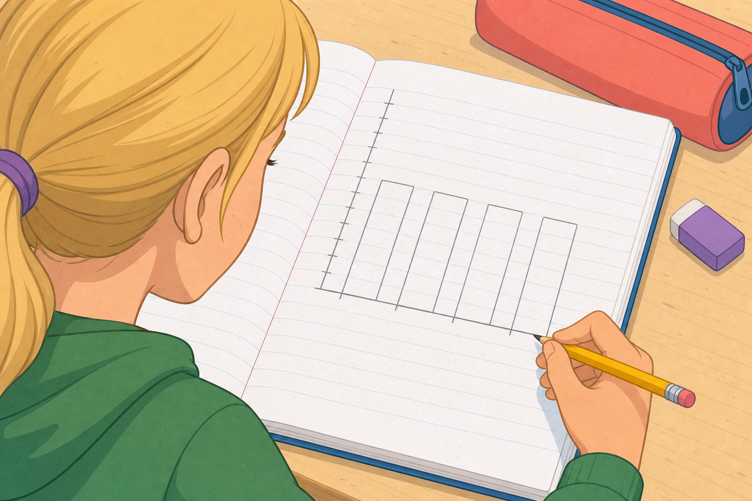 Illustration for Draw the Chart in Your Copy