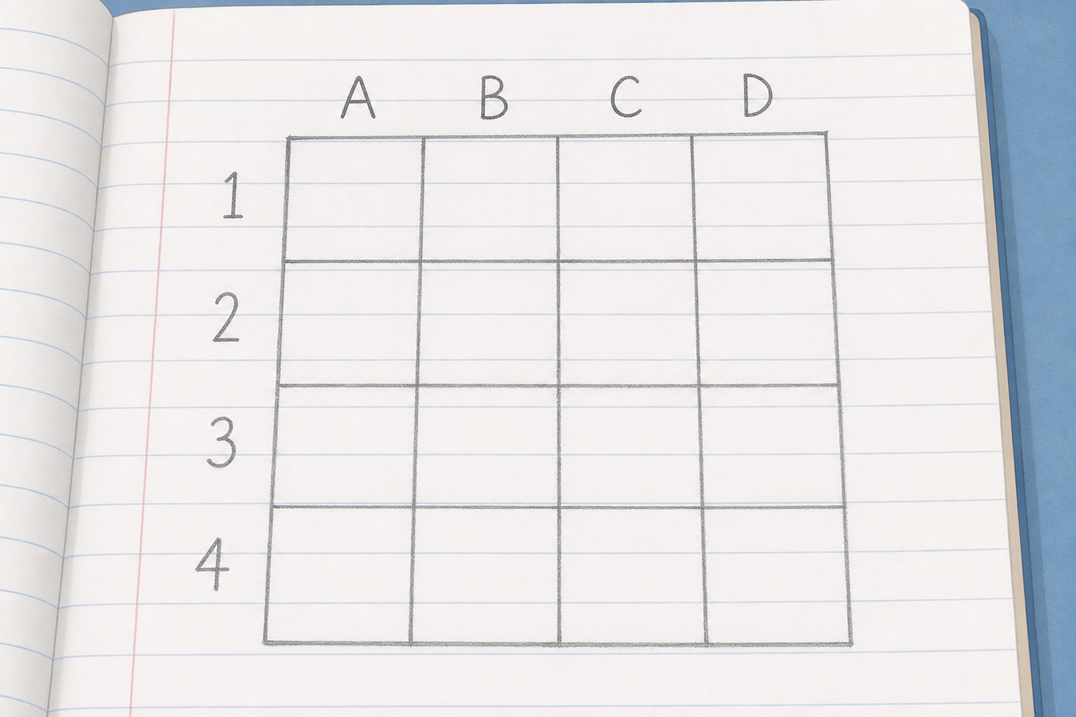 Illustration for Draw Your Own Treasure Grid