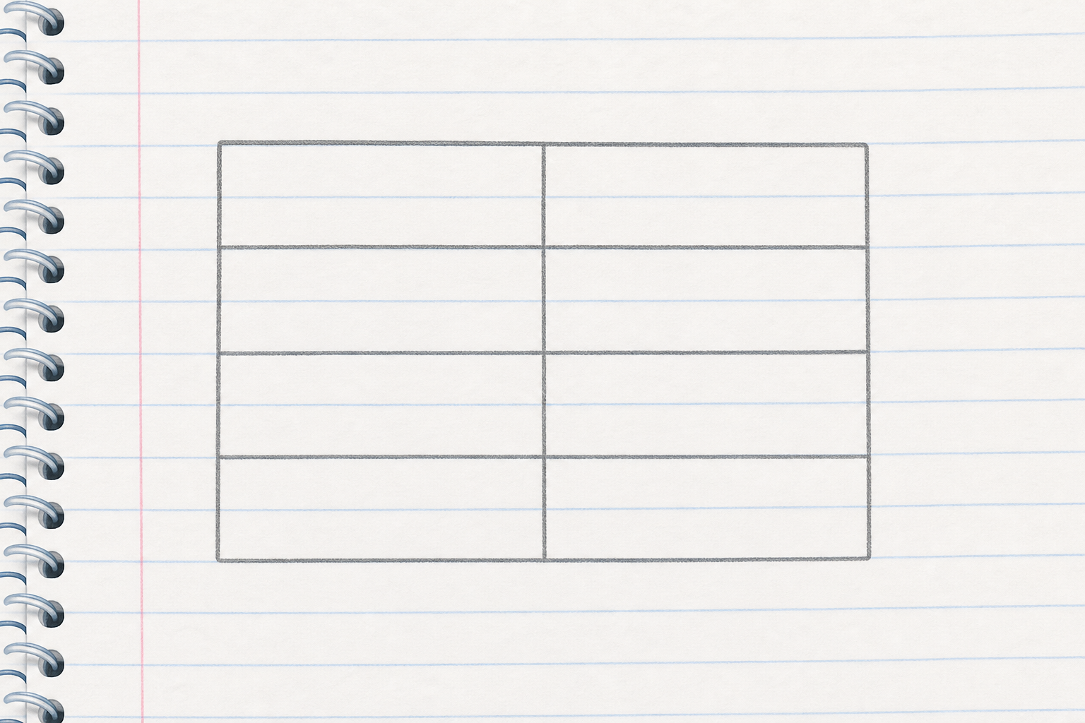 Illustration for Build the Table in Your Copy