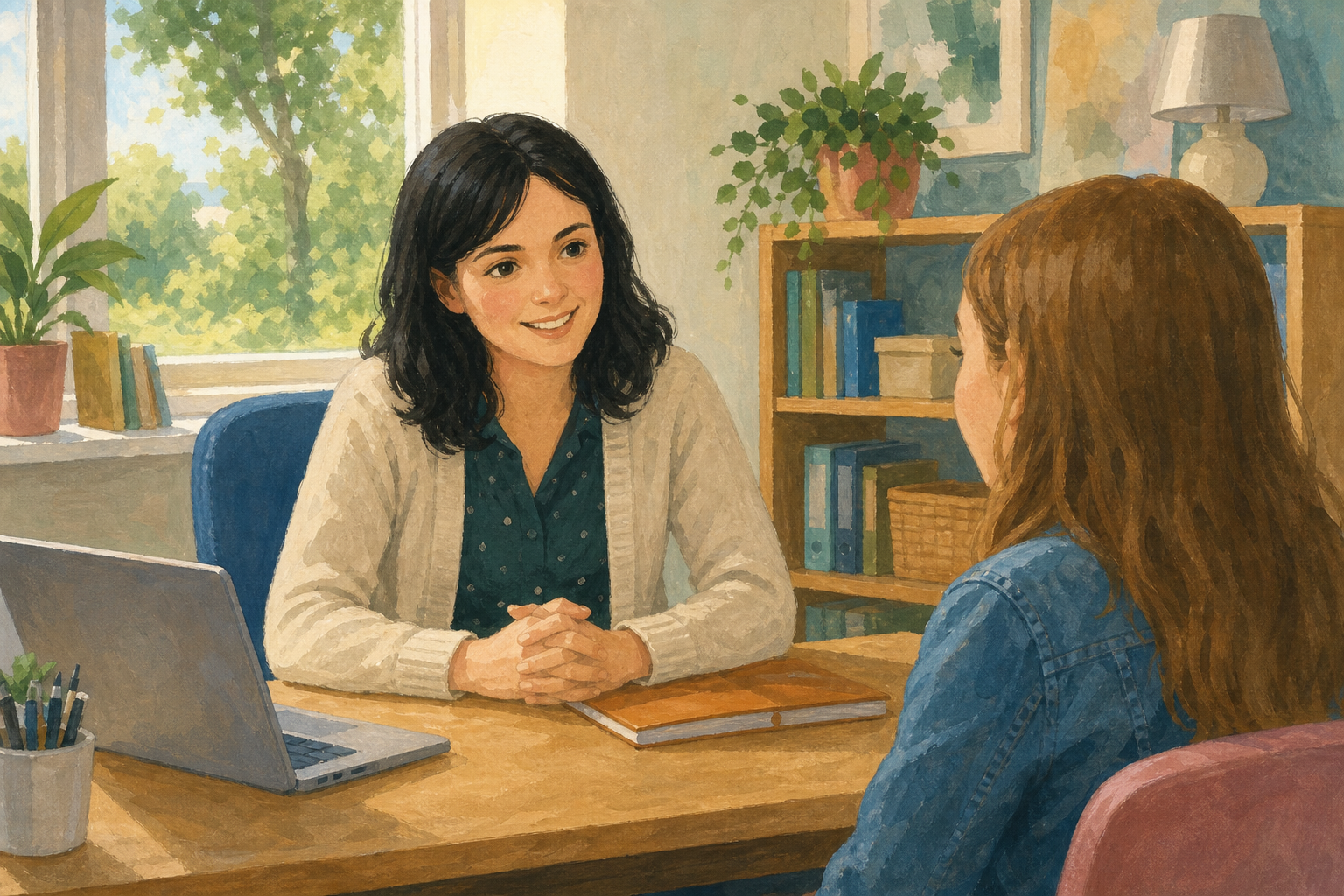 Illustration for Friend or principal?