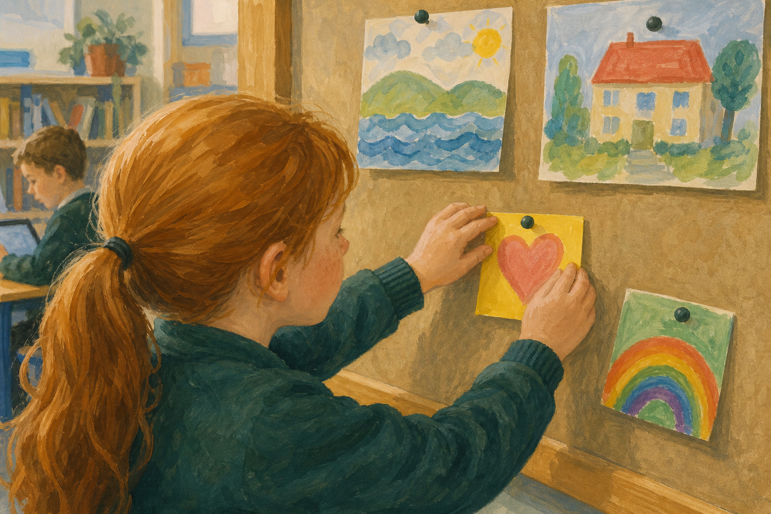 Illustration for Share and start our I wonder wall