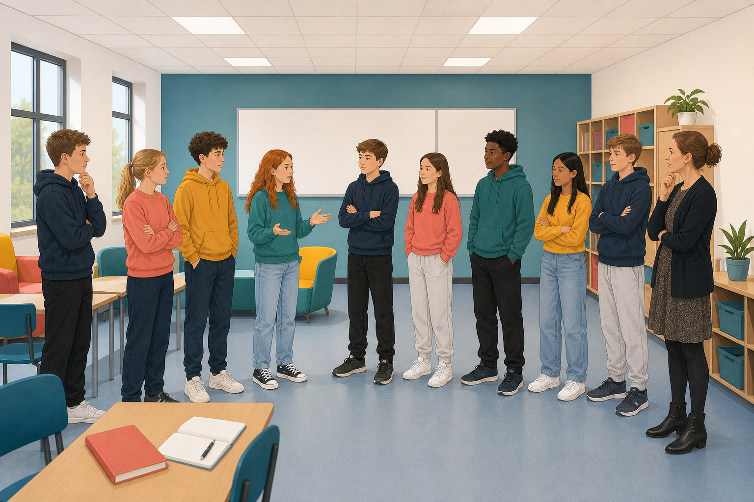 Illustration for Examine and discuss