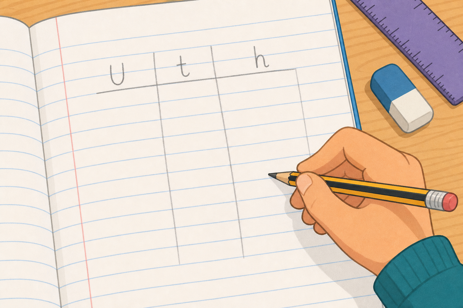 Illustration for Write the Decimals in Your Copy