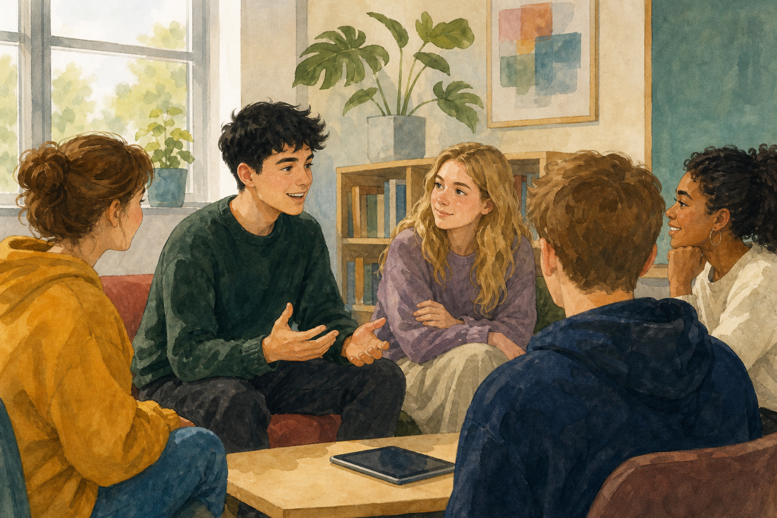 Illustration for Meet the person beside you