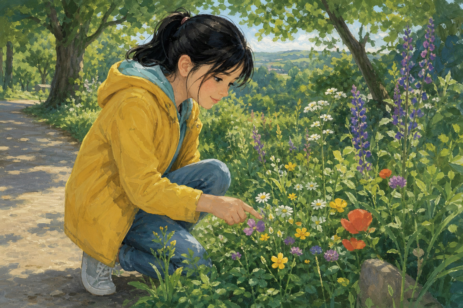 Illustration for Colours all around us