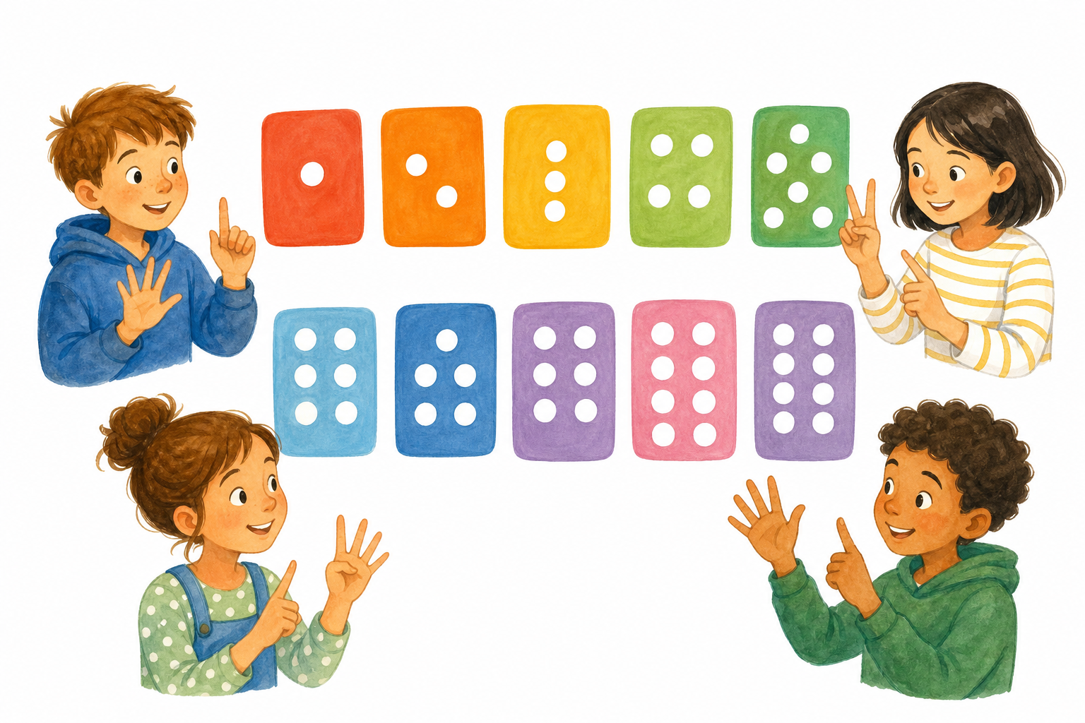 Illustration for Three ways to count to ten