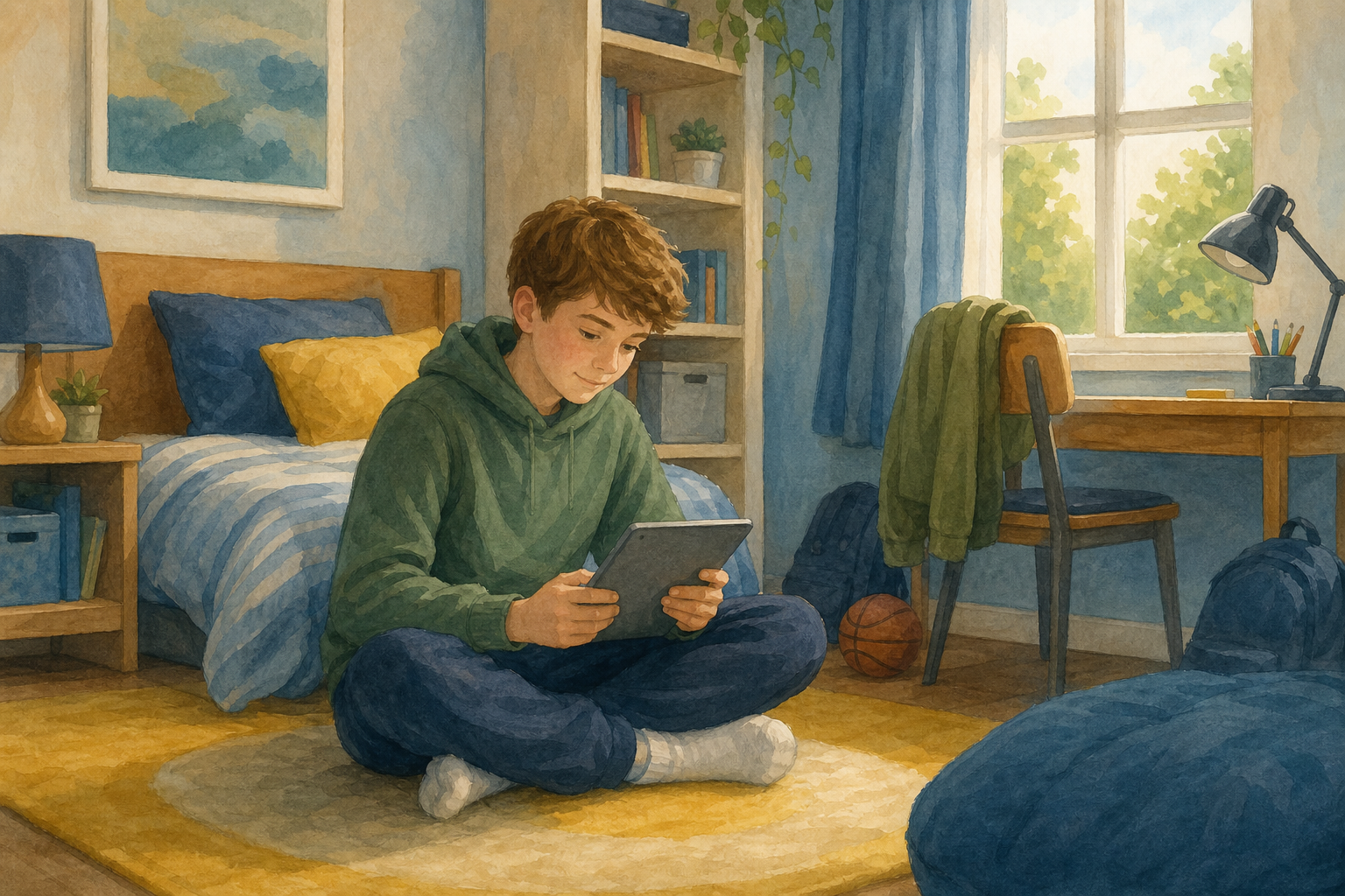 Illustration for Colours in this room