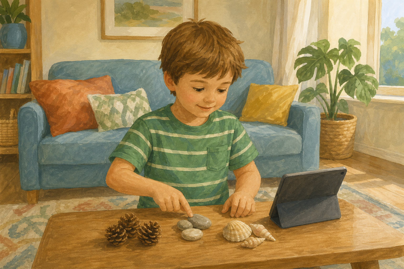 Illustration for Count three ways
