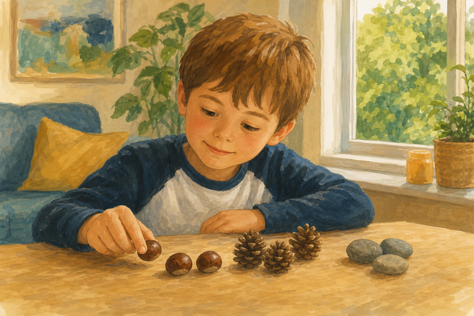 Illustration for Count three ways