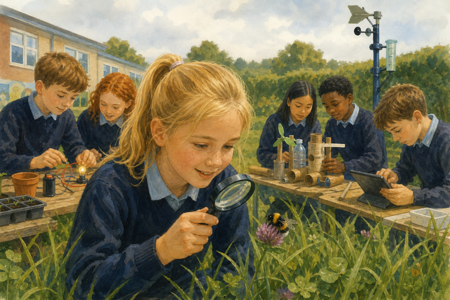 Illustration for Biodiversity, pollinators and food webs