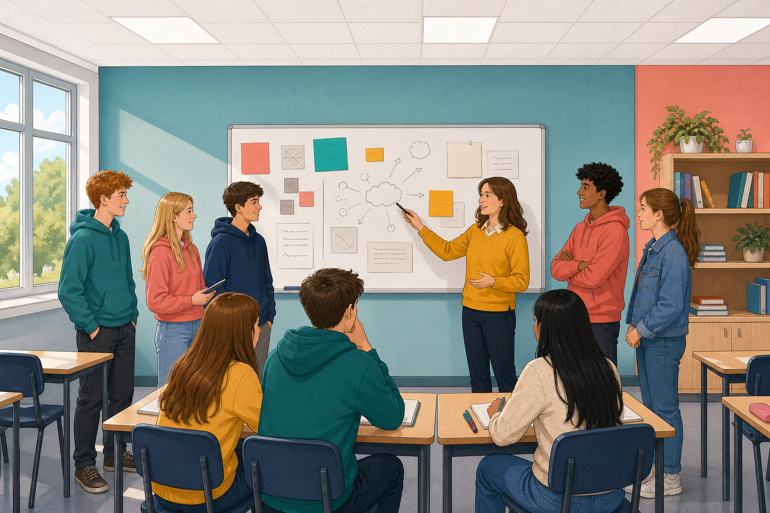 Illustration for Examine and discuss