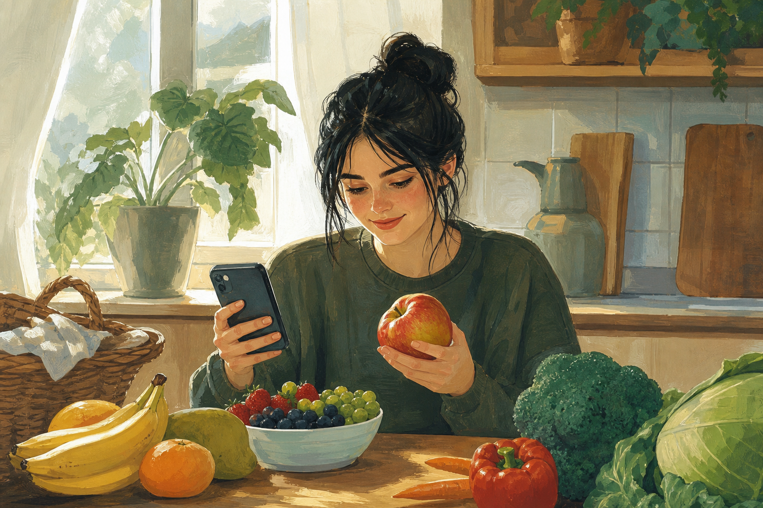 Illustration for Fruit or vegetable?