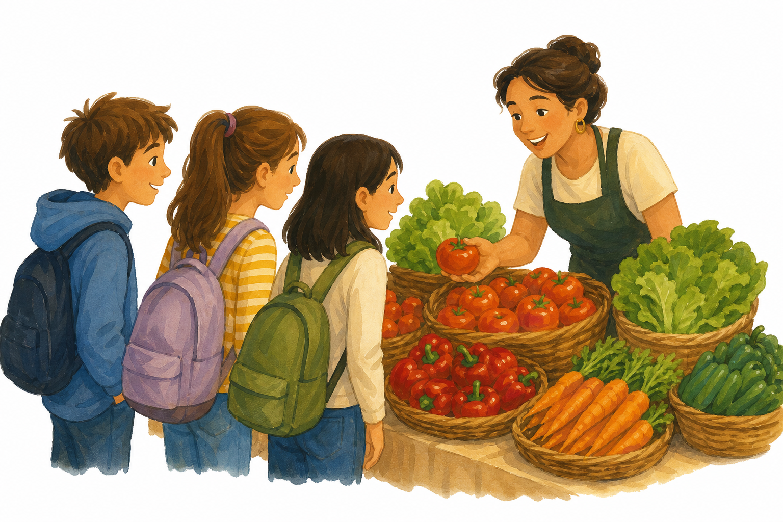 Illustration for Fruit or vegetable?