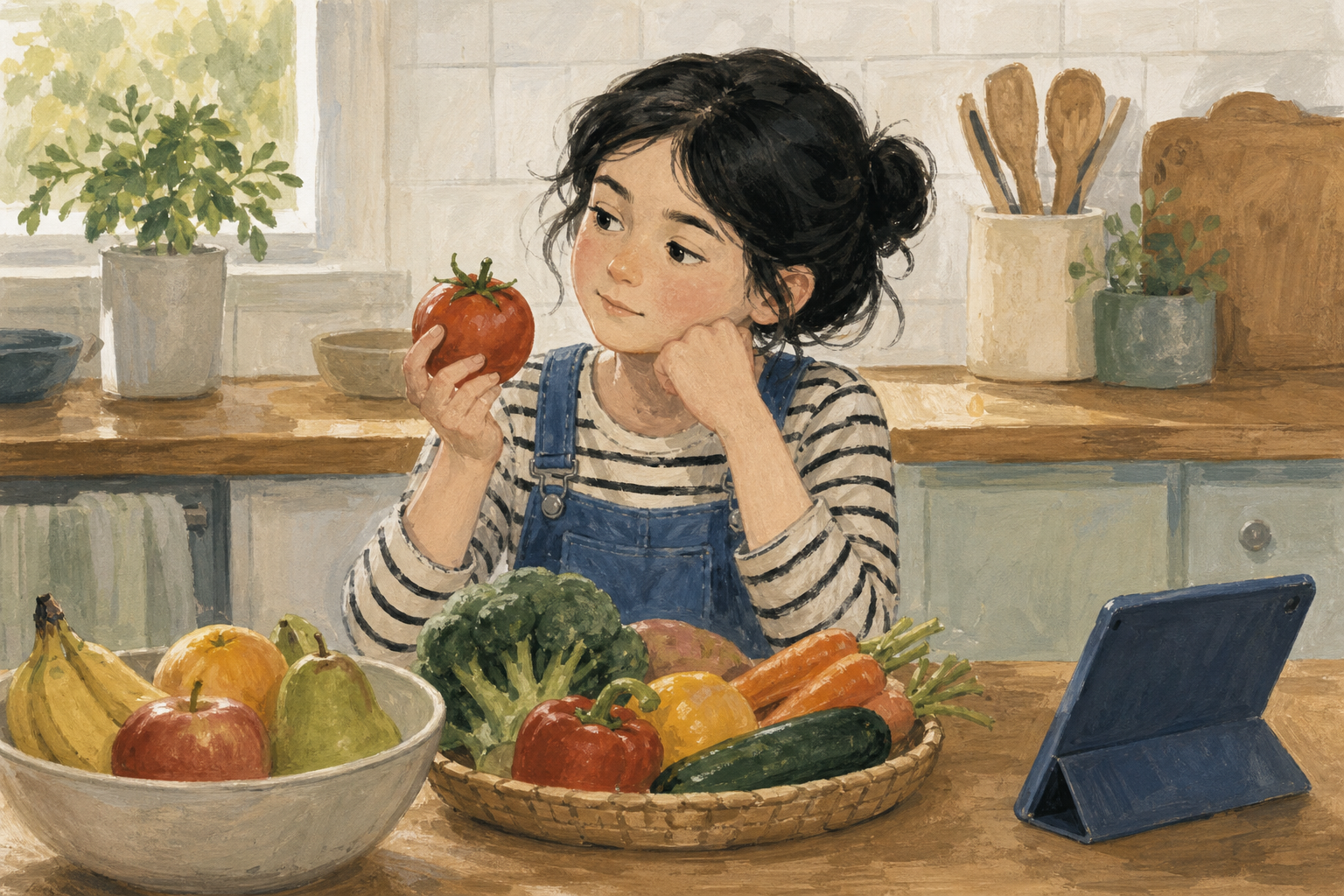 Illustration for Fruit or vegetable?