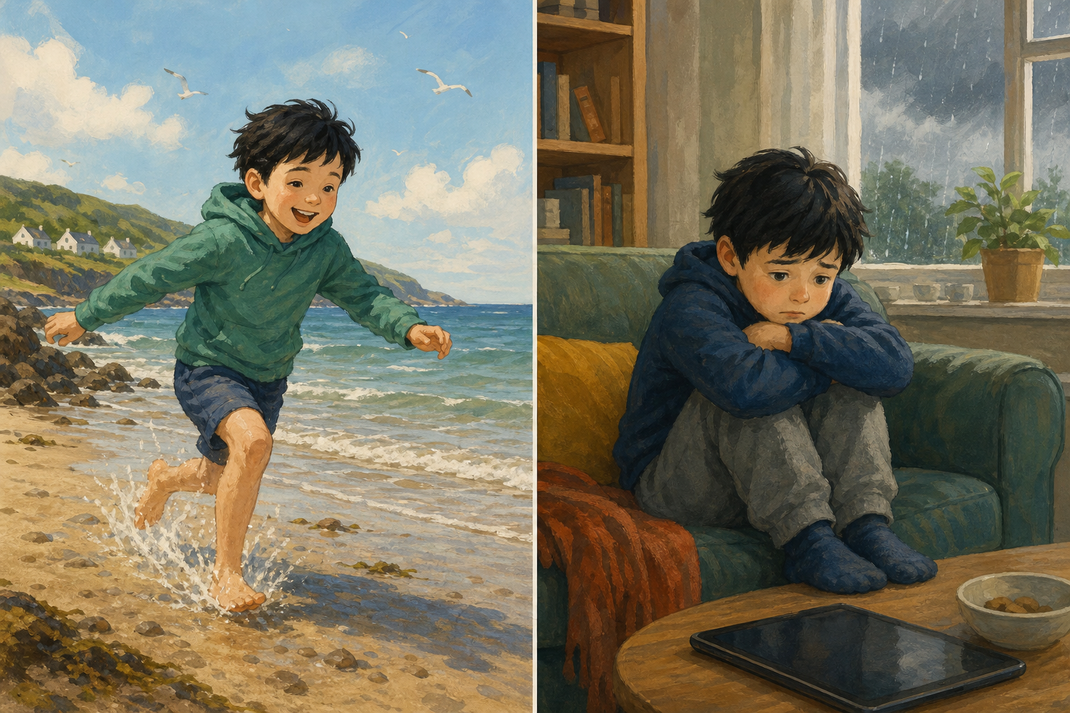 Illustration for Best day, worst day
