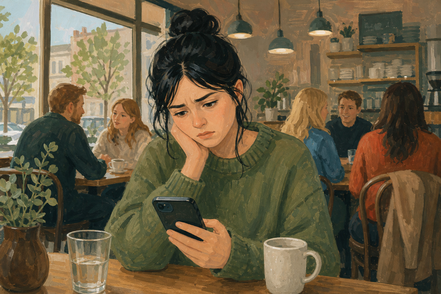 Illustration for If you could not read the menu