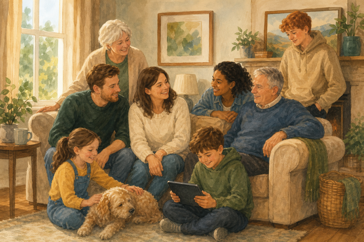Illustration for Who is in your family?