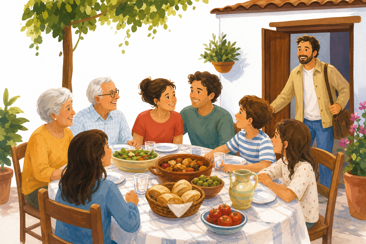 Illustration for Who is in your house?