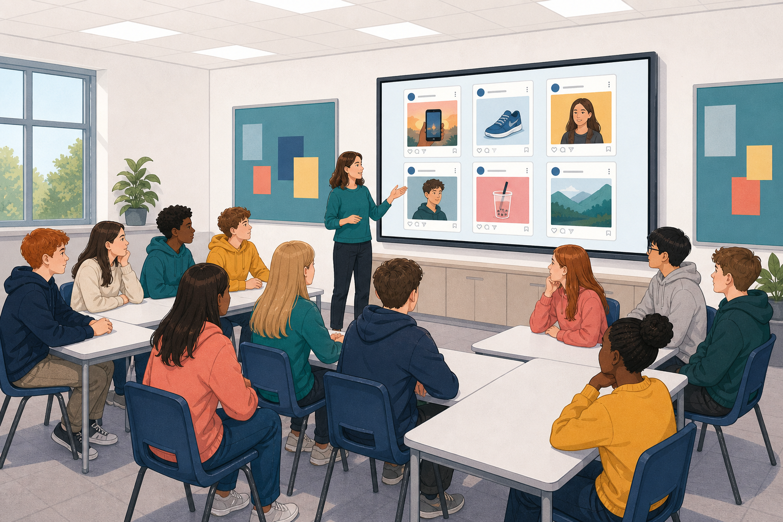 Illustration for Examine and discuss
