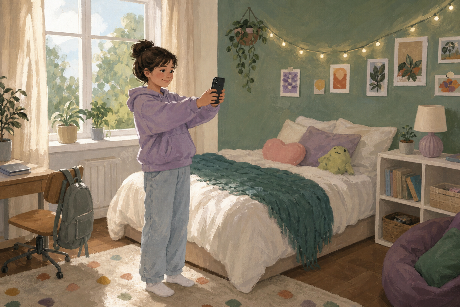 Illustration for Your bedroom in ten seconds