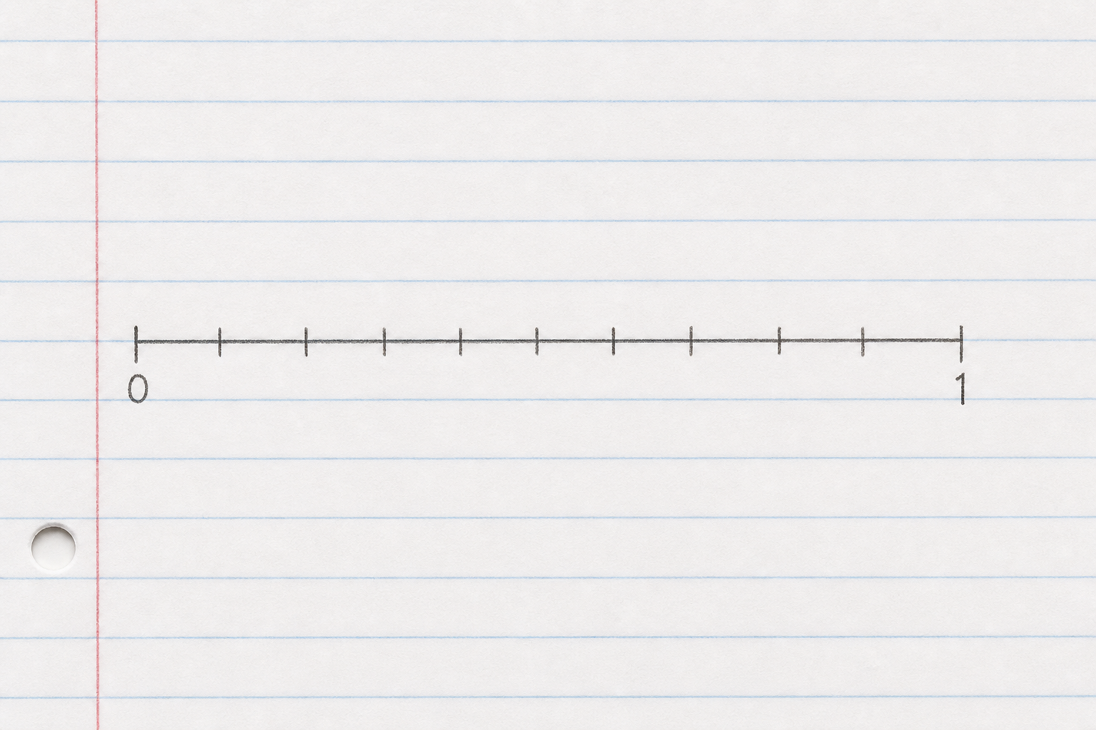 Illustration for Draw the Tenths Line in Your Copy