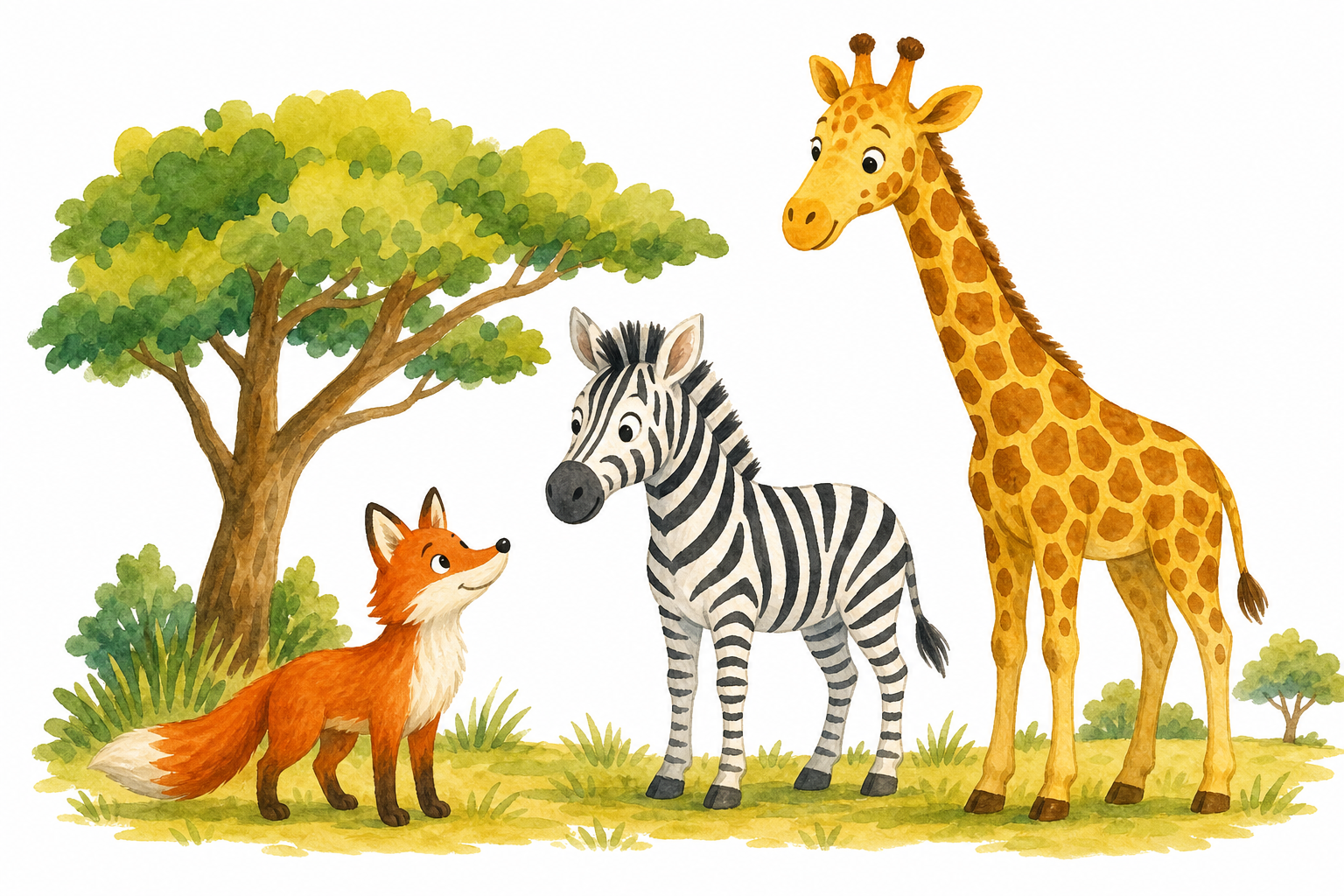 Illustration for Wild animals you might know