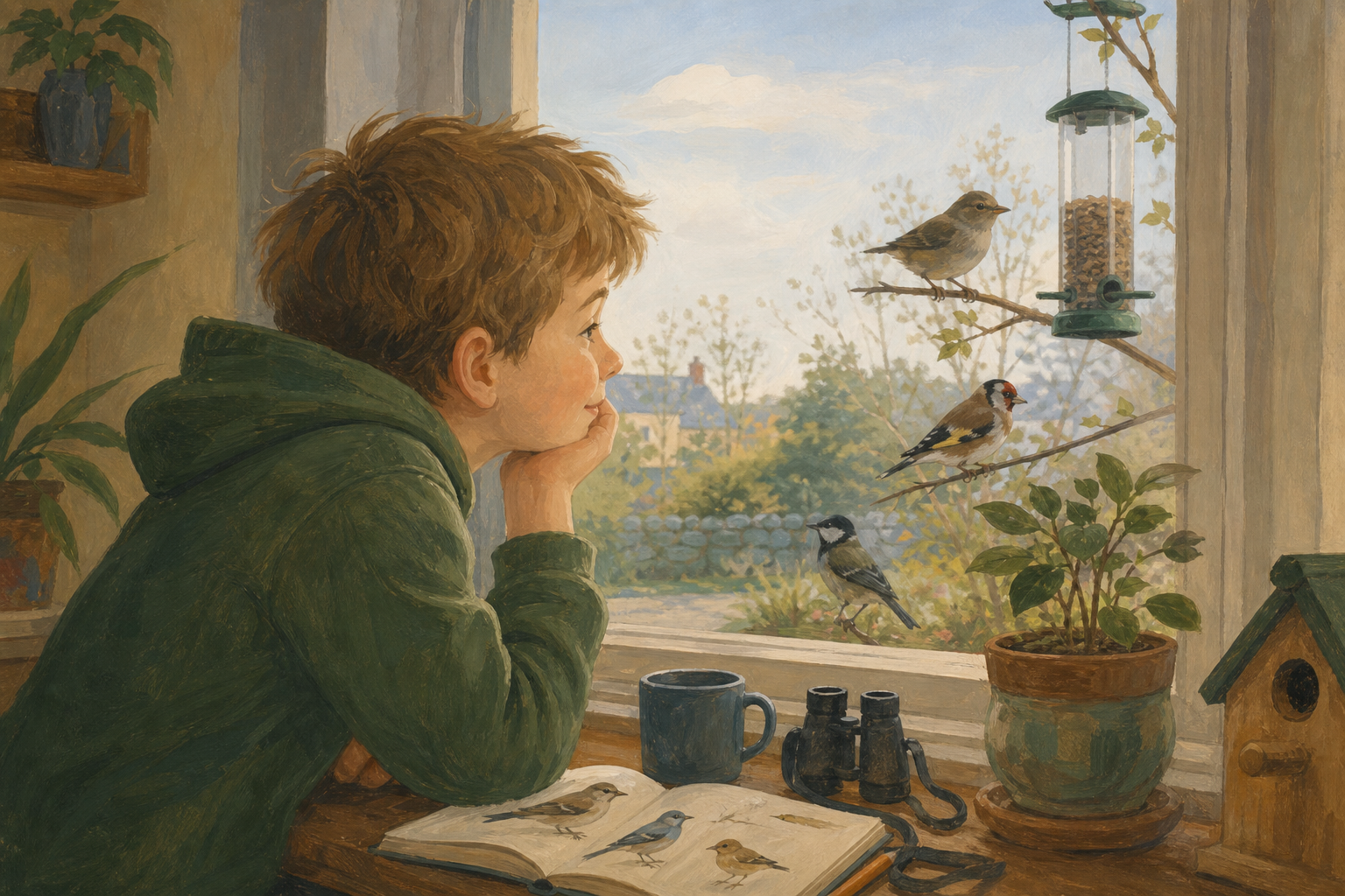 Illustration for Birds all year or just sometimes