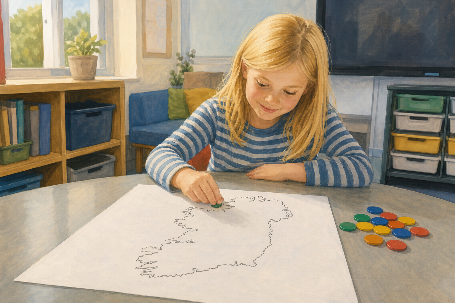 Illustration for Energy on the Ireland map