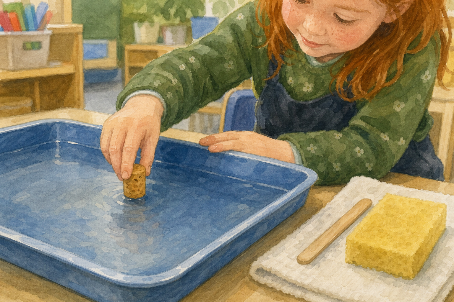 Illustration for Water tray play