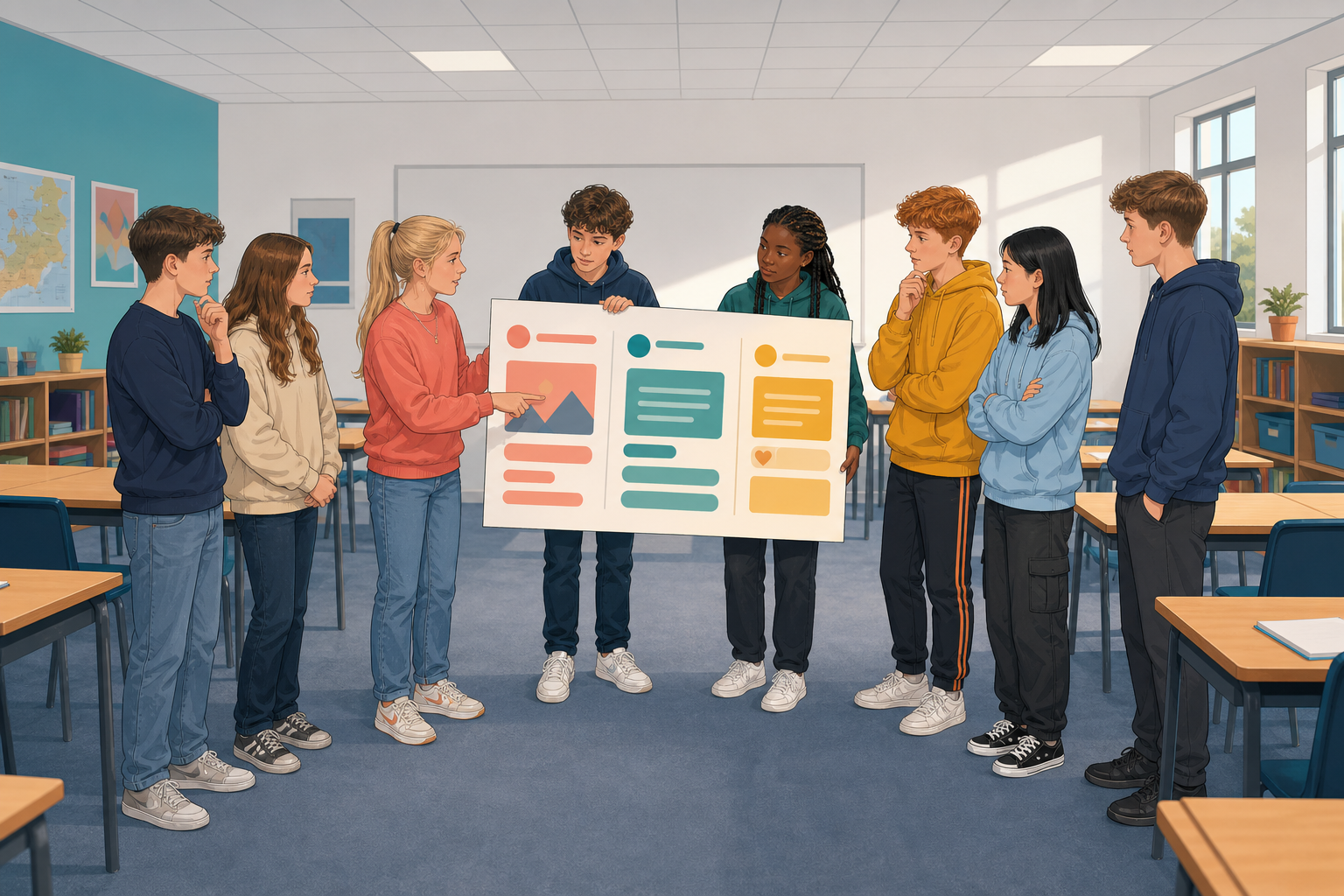 Illustration for Examine and discuss