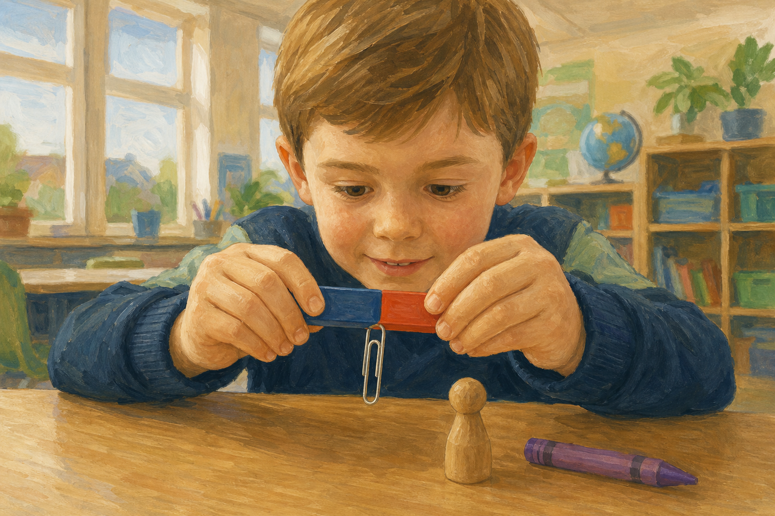 Illustration for Test with the magnet