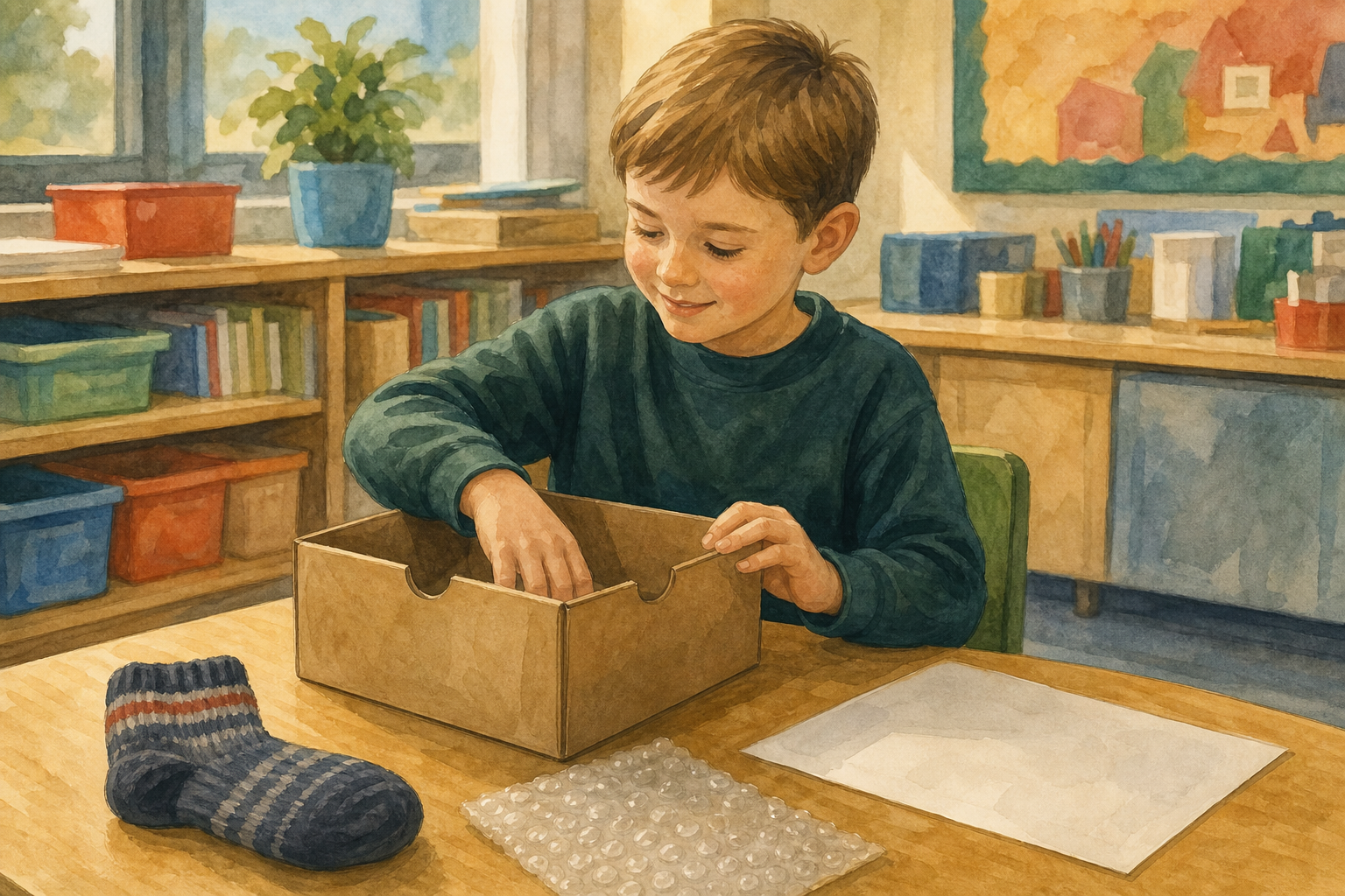 Illustration for Try the wrappings