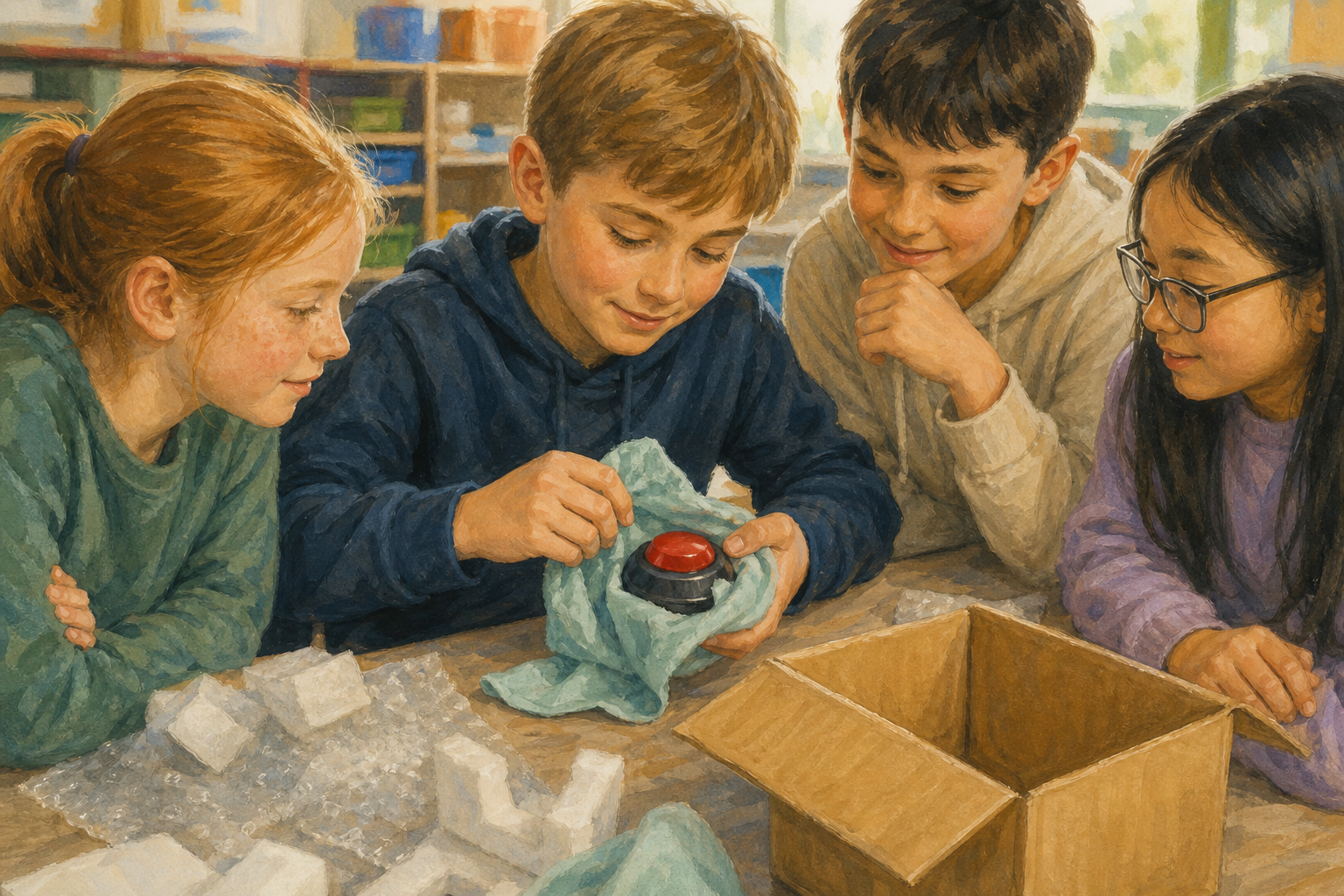 Illustration for Wrap and listen