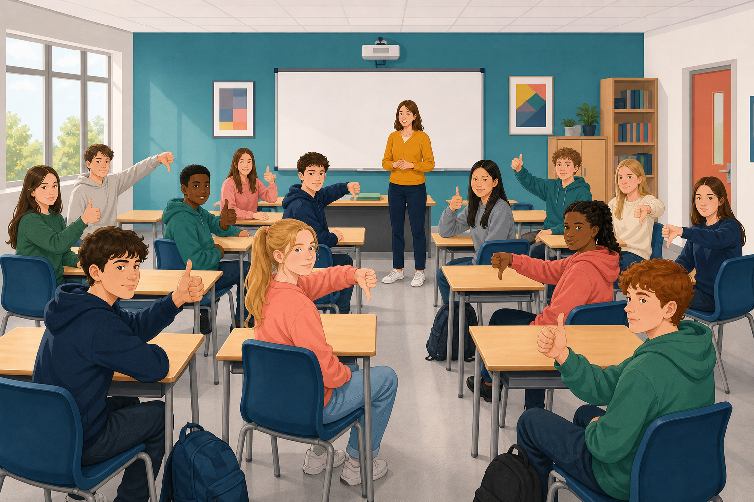 Illustration for Examine and discuss