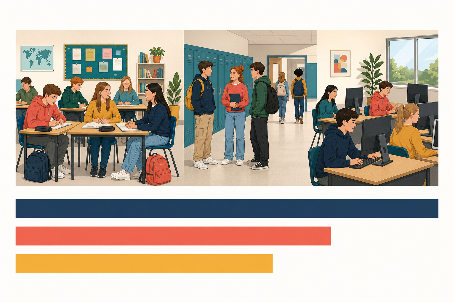 Illustration for Timelines and tracks