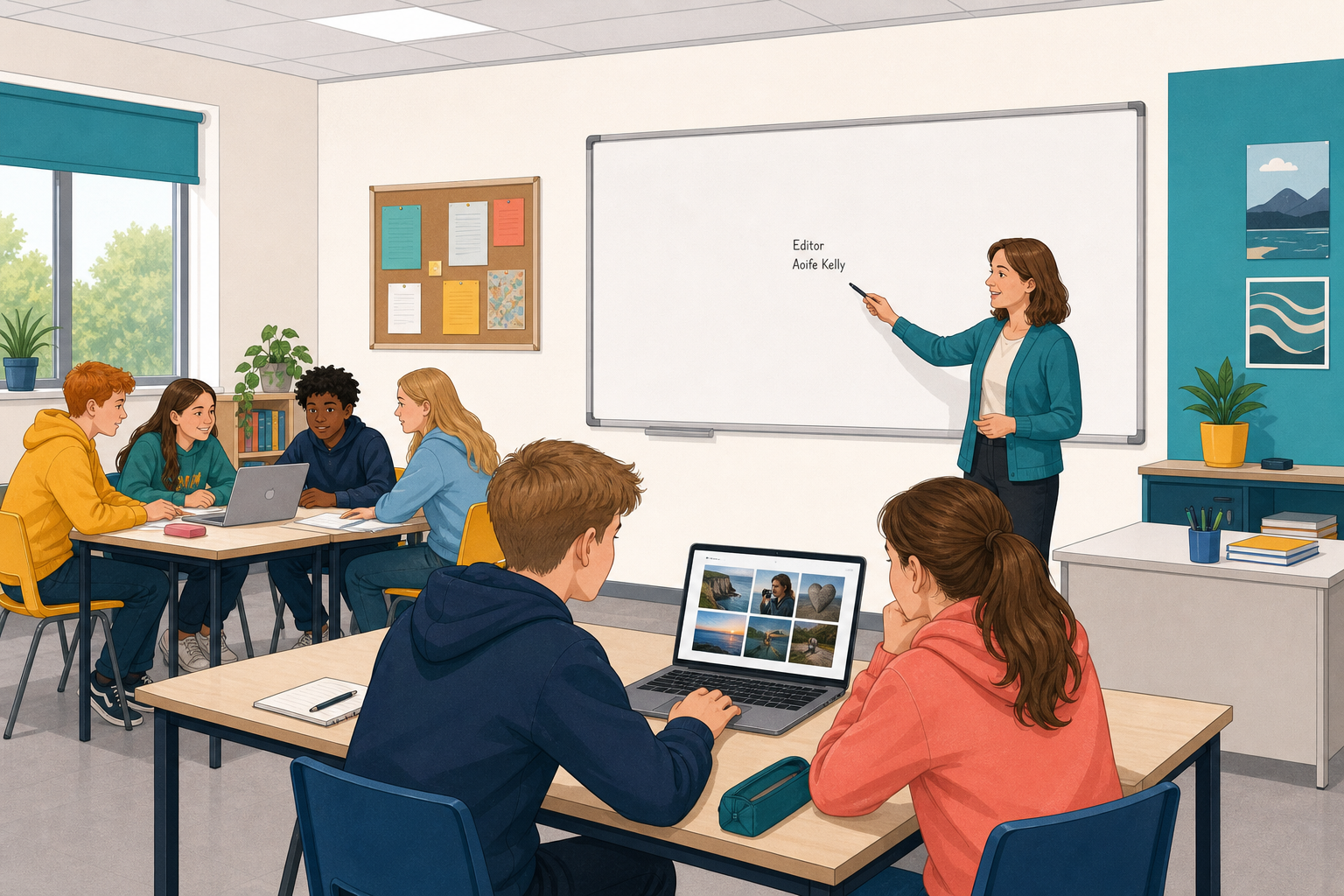 Illustration for Examine and discuss