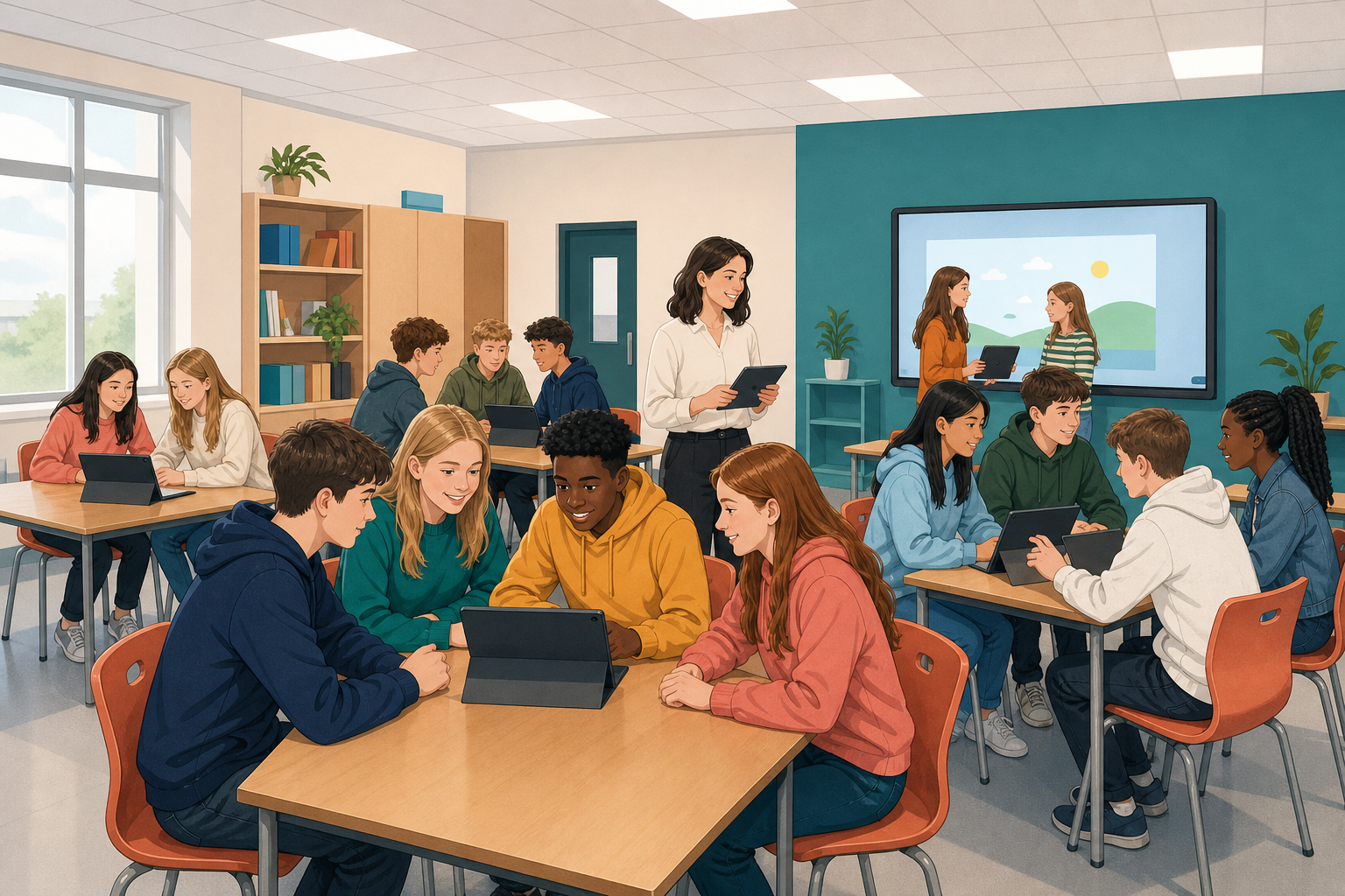 Illustration for Examine and discuss