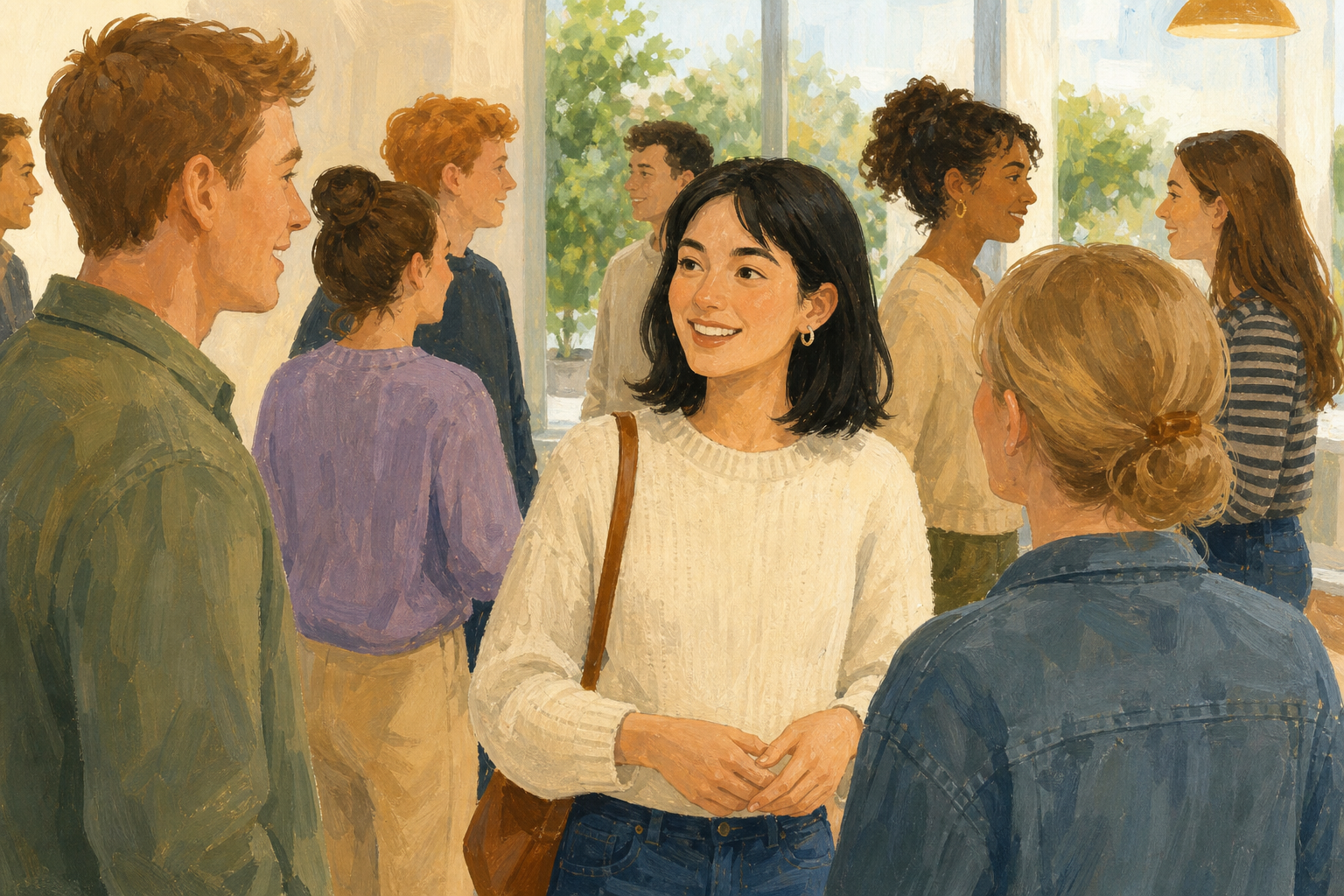 Illustration for Thirty seconds to meet someone