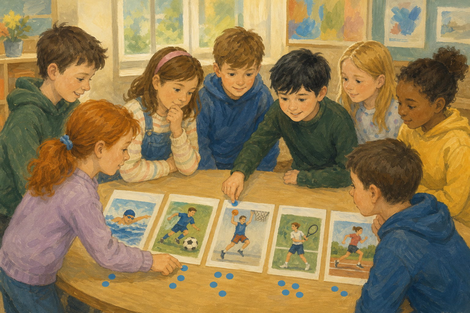 Illustration for Which sport wins the class?